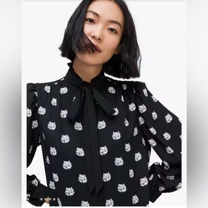 Kate spade cat print dress